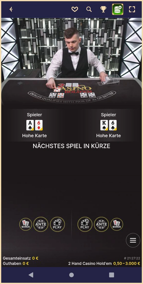 Gold Saloon Blackjack 10