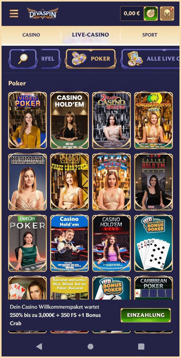 Poker-Varianten für erfahrene Spieler online